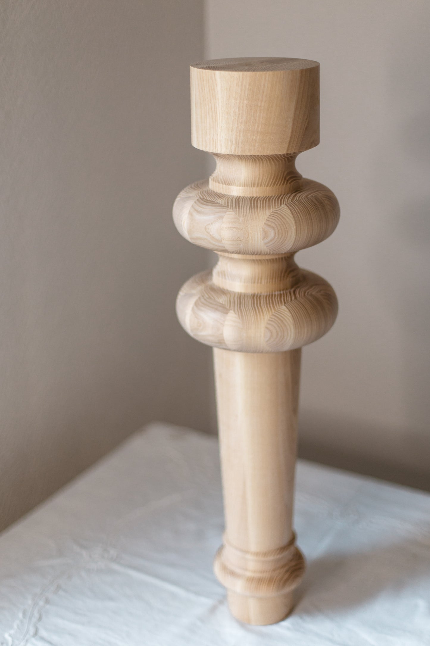 Wooden Table Furniture Leg – Handmade Support Leg, H710 mm