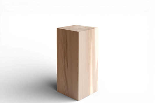 Couchtisch aus massiver Esche – Handgefertigter Beistelltisch, H450 mm