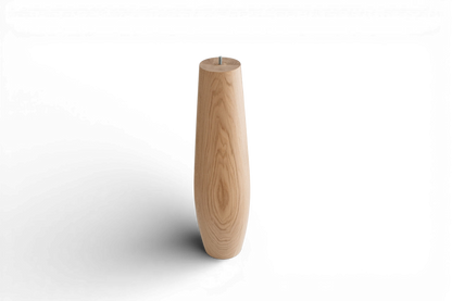 Ovaler Holz-Tischbein – gedrechseltes Möbelbein, H736 mm