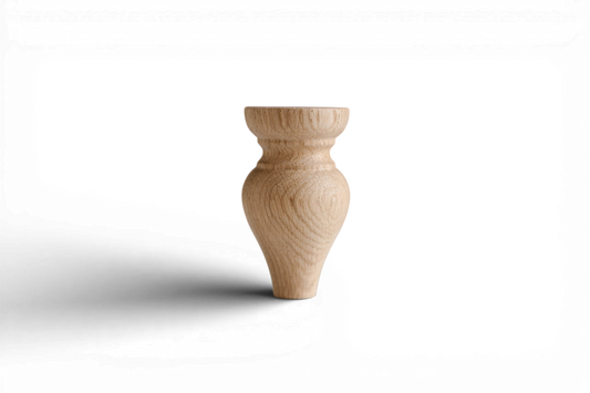 Skandinavische Holzmöbelfüße – schlankes, konisches Design, H120 mm