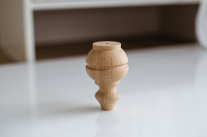 Möbelfüße aus Holz im skandinavischen Stil – Minimalistisch konisches Design, H100 mm