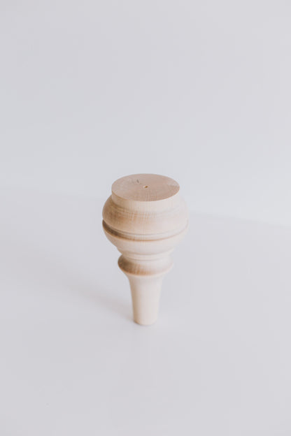 Möbelfüße aus Holz im skandinavischen Stil – konisches Design, H155 mm
