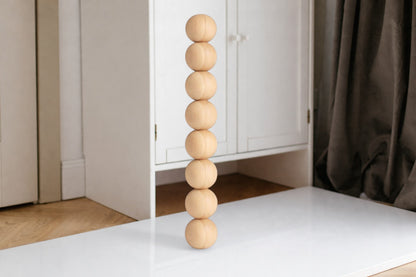 Gedrechselter Tischbein – Acht-Kugel-Design, 656 mm