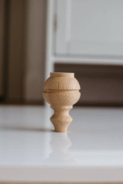 Möbelfüße aus Holz im skandinavischen Stil – Minimalistisch konisches Design, H100 mm