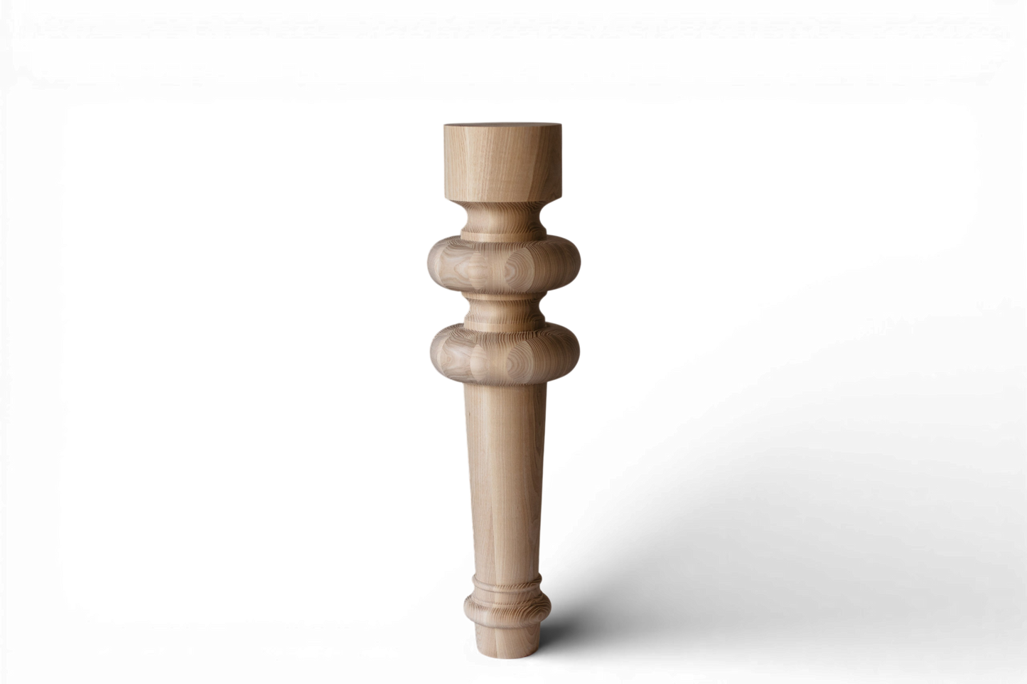 Wooden Table Furniture Leg – Handmade Support Leg, H710 mm