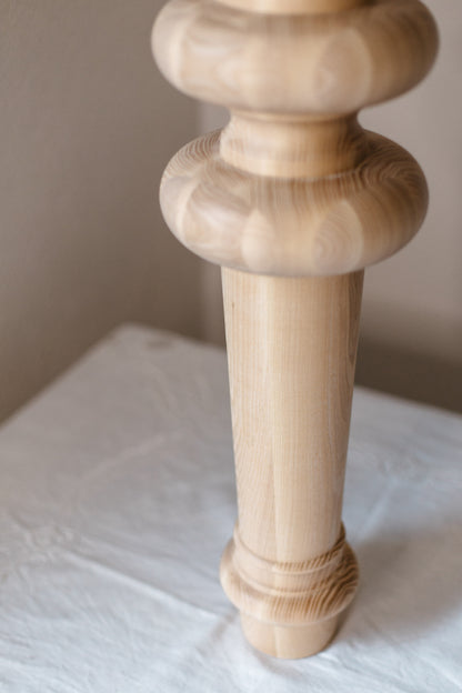 Wooden Table Furniture Leg – Handmade Support Leg, H710 mm