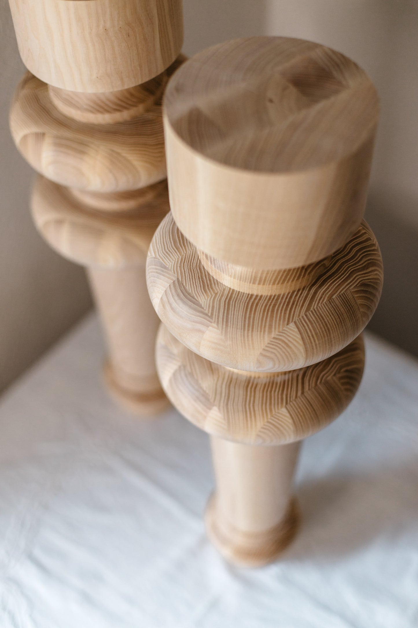 Wooden Table Furniture Leg – Handmade Support Leg, H710 mm