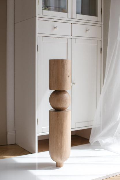 Holz-Tisch- und Barfußmöbelbeine – Handgefertigtes Design, 4er-Set, H690 mm