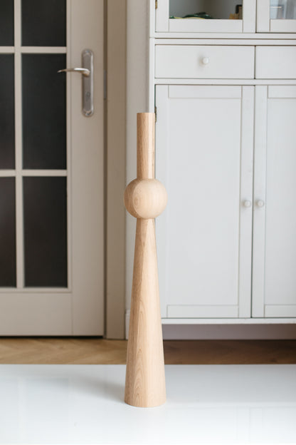 Massivholzmöbelbeine aus Eiche – handgefertigte Tischbeine, 4er-Set, H760 mm