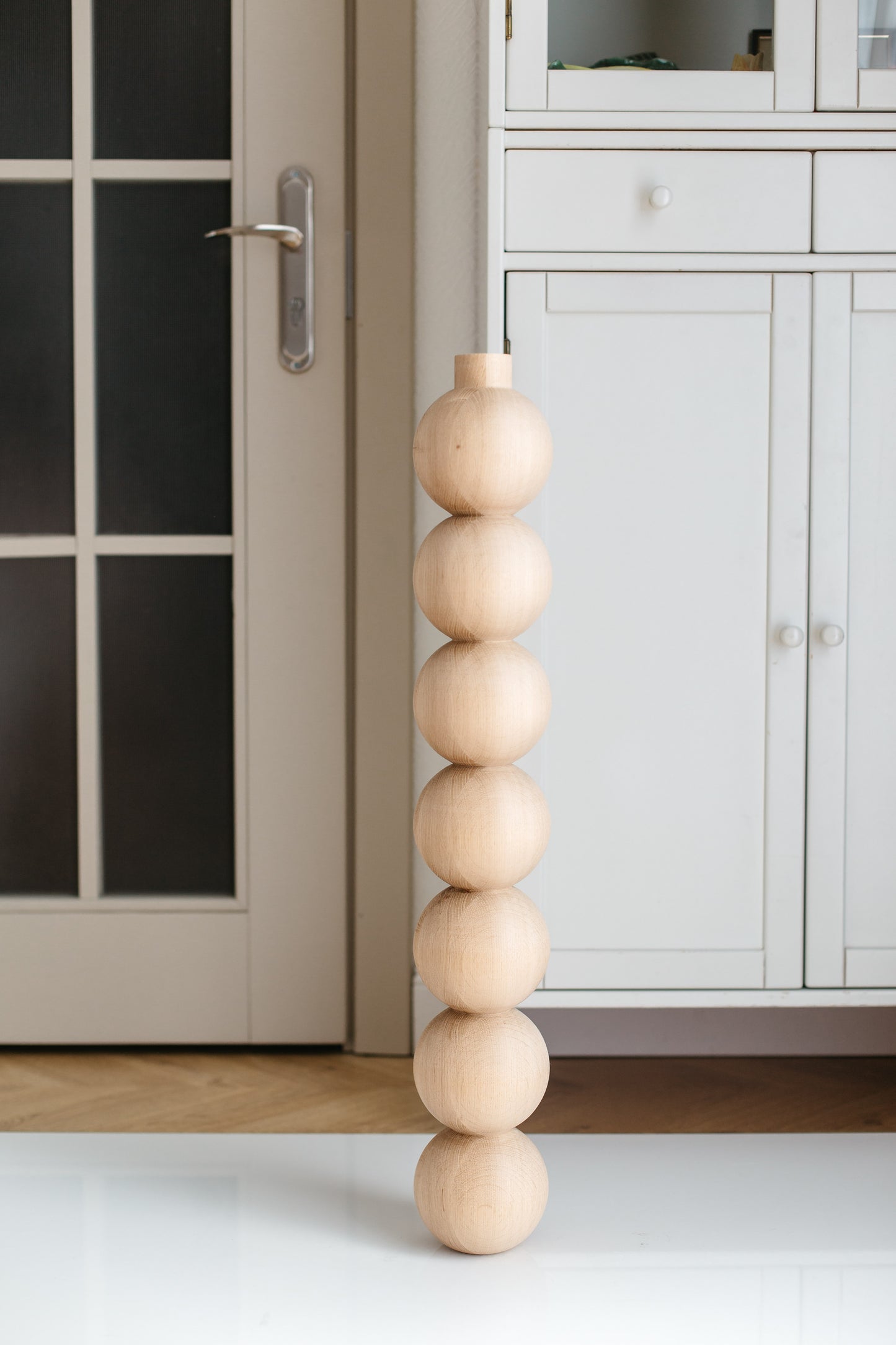 Massivholzmöbelbeine aus Eiche – handgefertigte Tischbeine, 4er-Set, H760 mm