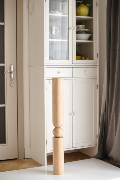 Holztisch- & Barfuß – Handgefertigte Möbelstütze, H890 mm