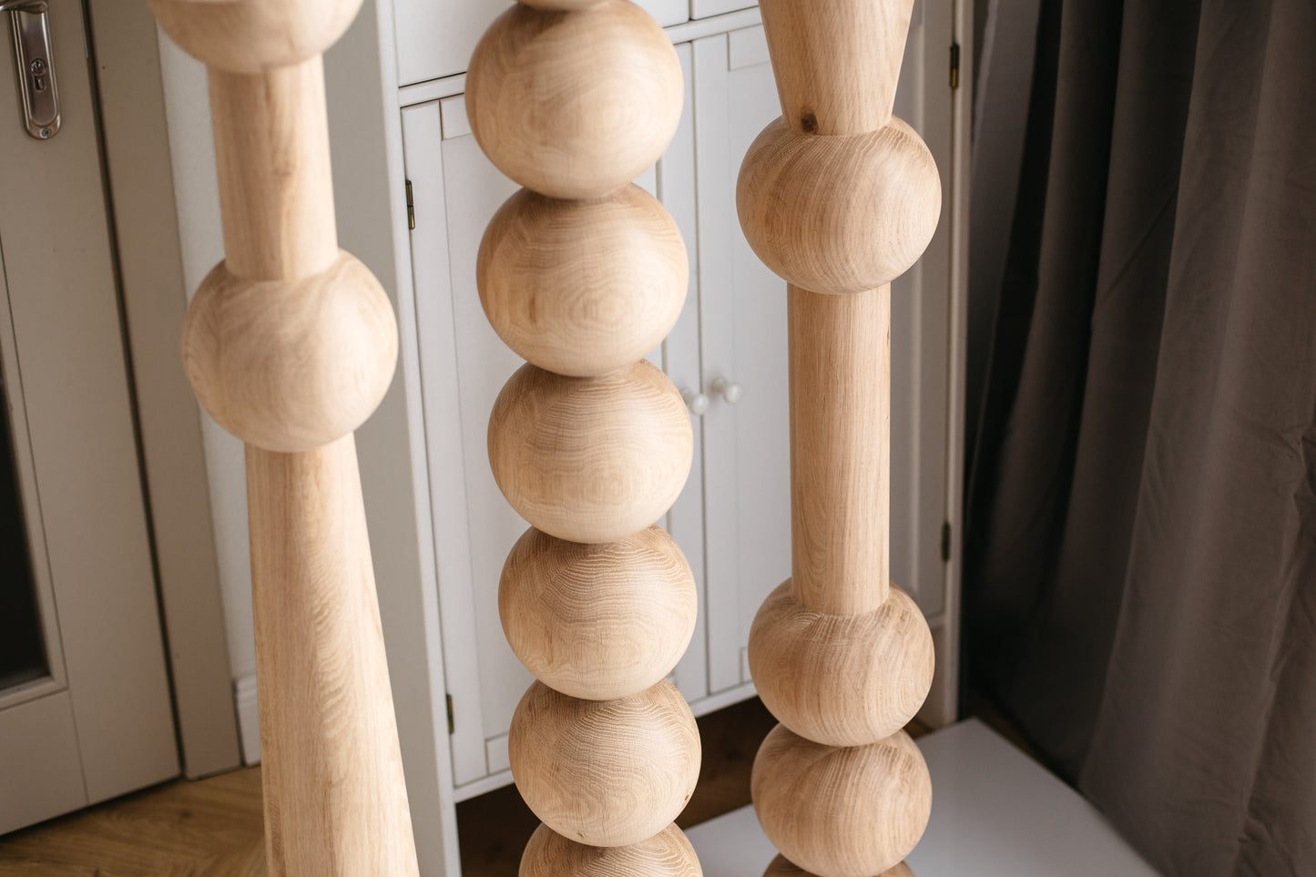 Tisch- und Bartischbeine aus Holz – handgefertigte Möbelbeine, 3er-Set, H1100 mm
