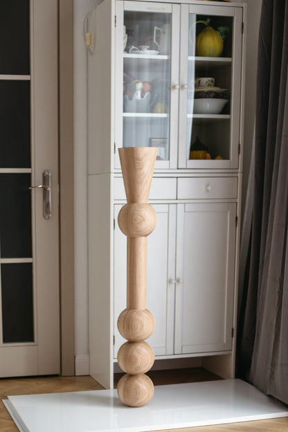 Tisch- und Bartischbeine aus Holz – handgefertigte Möbelbeine, 3er-Set, H1100 mm