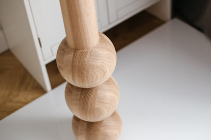 Tisch- und Bartischbeine aus Holz – handgefertigte Möbelbeine, 3er-Set, H1100 mm