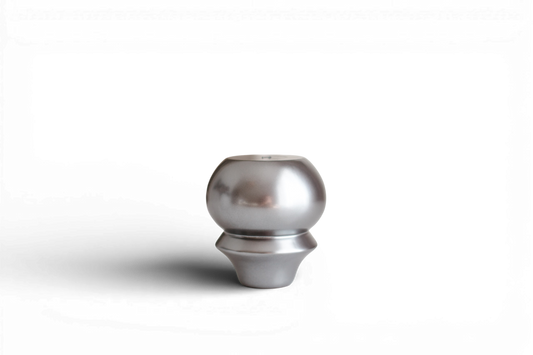 Birch Wooden Furniture Leg – Platinum Gloss Finish (VPG), H100 mm