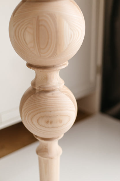 Holz-Frühstücksbar- & Tischstützbein – handgemachtes Möbelgestell, H890 mm