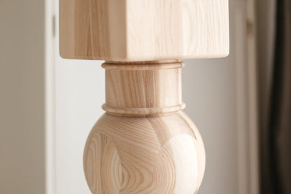 Holz-Frühstücksbar- & Tischstützbein – handgemachtes Möbelgestell, H890 mm