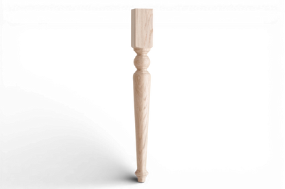 Wooden Table Support Leg – Handmade Furniture Base, H840 mm