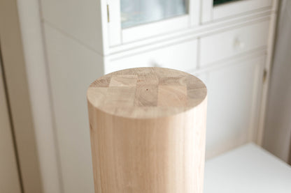 Couchtisch oder Beistelltisch, runde Holzmöbelbeine, H500 mm