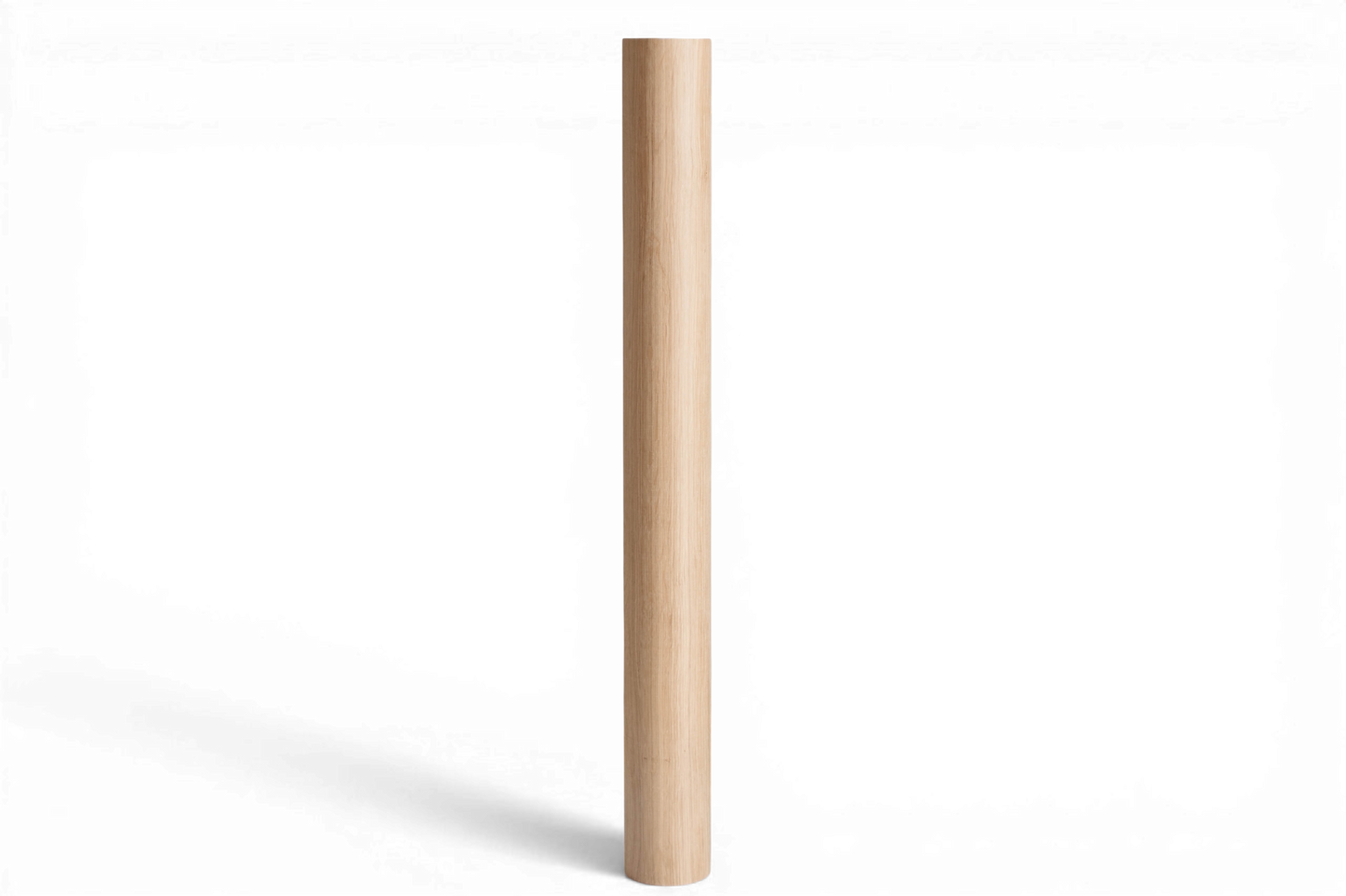 Round Wooden Furniture Leg – Smooth Straight Table & Bar Support, H900 mm