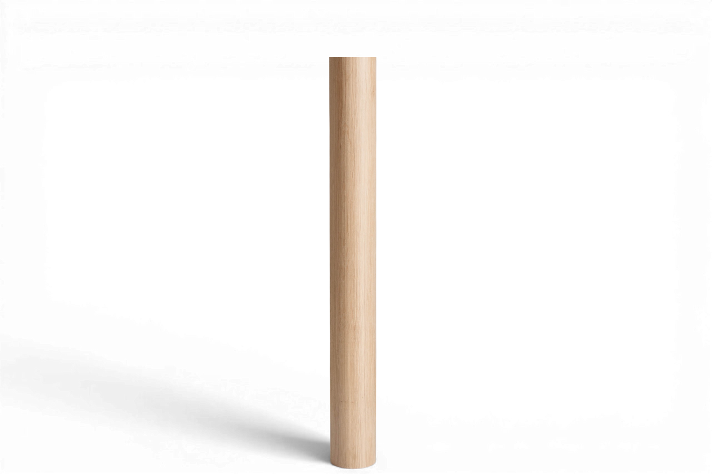 Rundes Holzmöbelbein – Gerades Tisch- und Barthekenbein, H860 mm
