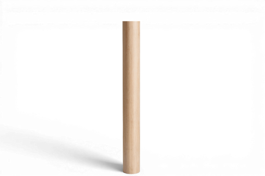 Rundes Holzmöbelbein – Gerades Tisch- und Barthekenbein, H860 mm