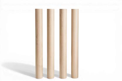 Möbelbeine aus Massivholz – handgefertigte gerade Tischbeine, 4er-Set, H900 mm