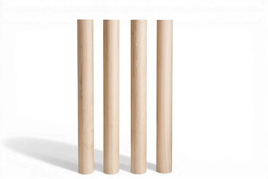 Möbelbeine aus Massivholz – handgefertigte gerade Tischbeine, 4er-Set, H900 mm