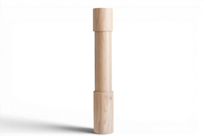 Tisch- & Barfuß aus Holz – Drechseldesign, H775 mm