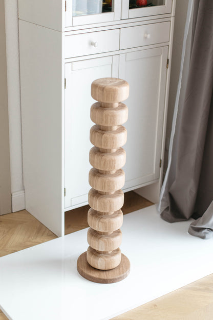Kücheninselfuß aus Holz mit Sockel - H876 mm