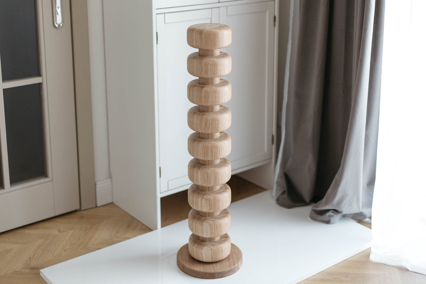 Kücheninselfuß aus Holz mit Sockel - H876 mm