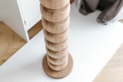 Kücheninselfuß aus Holz mit Sockel - H876 mm
