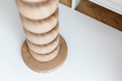 Kücheninselfuß aus Holz mit Sockel - H876 mm