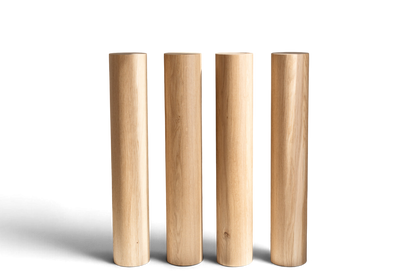 Solid Wood Furniture Legs – Handmade Straight Table Legs, Set of 4, H710 mm