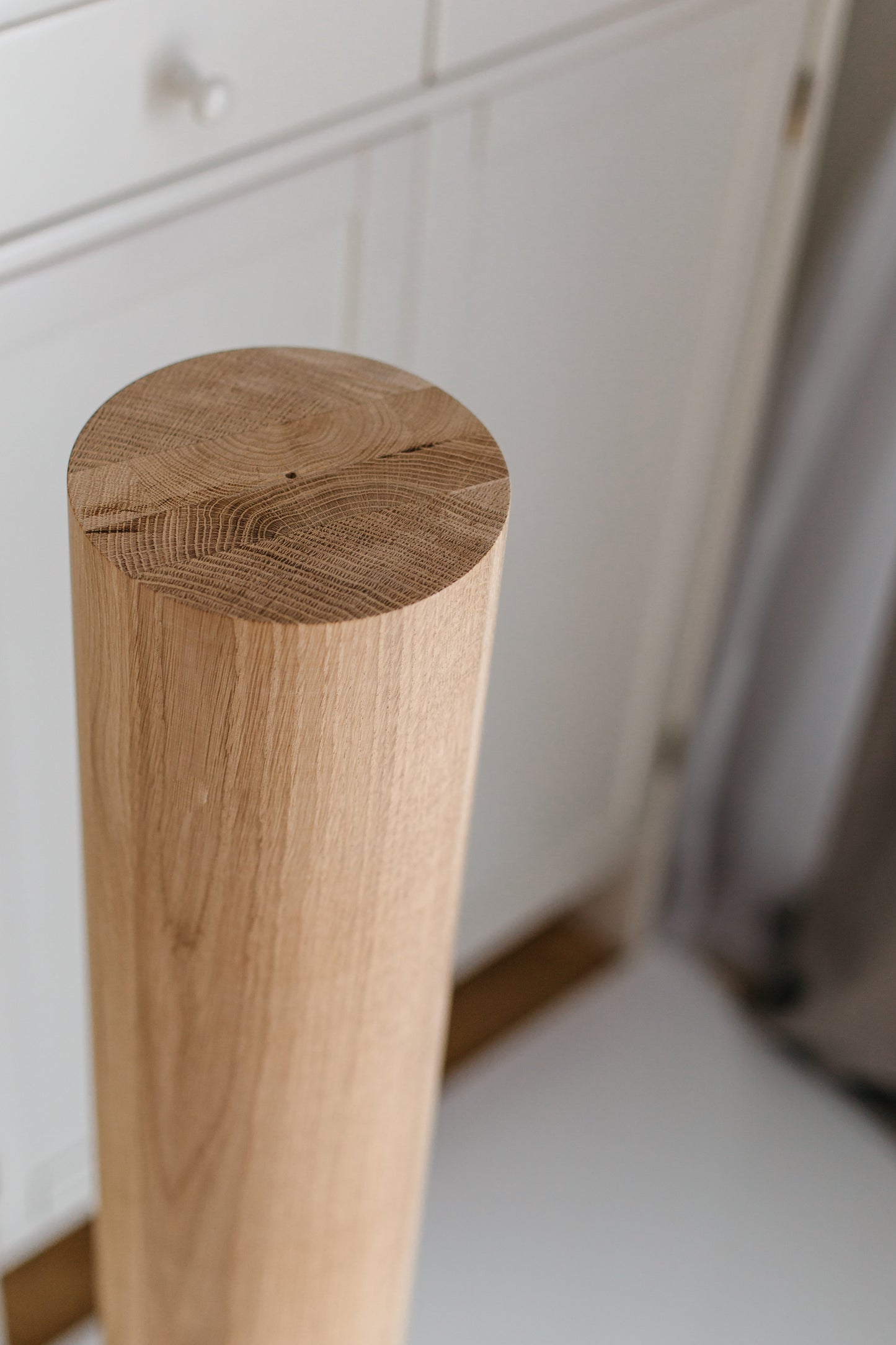 Solid Wood Furniture Legs – Handmade Straight Table Legs, Set of 4, H710 mm