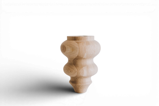 Möbelbeine aus Holz – Klassisches Design, handgefertigt, H185 mm