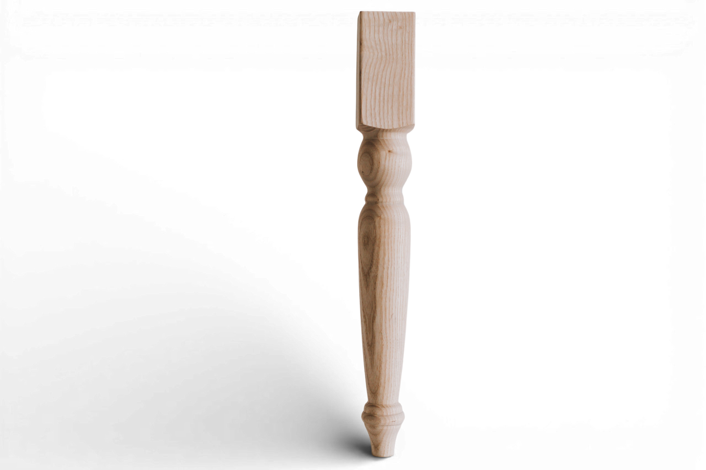 Möbelfüße aus Holz – Klassischer Stil, Handgefertigt, H350 mm