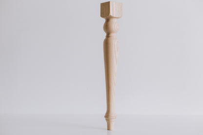Möbelfüße aus Holz – Klassischer Stil, Handgefertigt, H385 mm