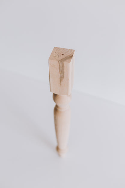 Möbelfüße aus Holz – Klassischer Stil, Handgefertigt, H350 mm