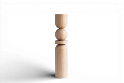 Table & Bar Wooden Furniture Leg, H690 mm