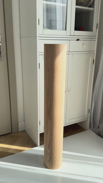 Round Wooden Furniture Leg – Straight Bar Leg, H960 mm
